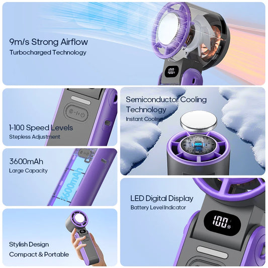 KINSCOTER™ Portable Turbo Fan – Foldable